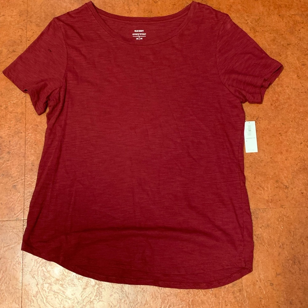 Burgundy blouse